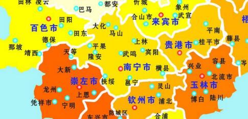 廣西有多少個(gè)市？多少個(gè)縣級(jí)市？多少個(gè)地級(jí)市？哪個(gè)最富裕？哪個(gè)發(fā)展最快？